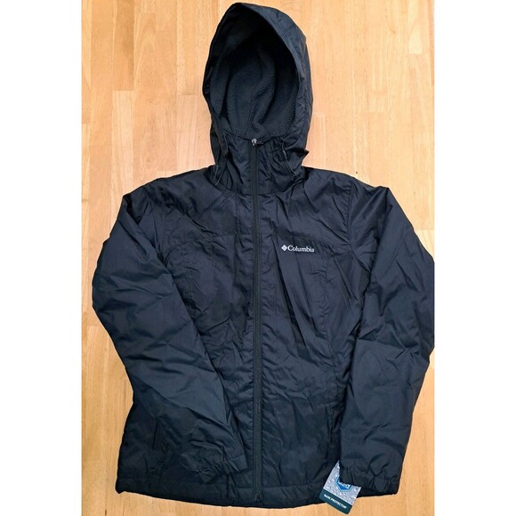 Columbia Rain Protector Women's Switchback Sherpa-Lined Jacket Black Size XS NWT - Picture 1 of 12